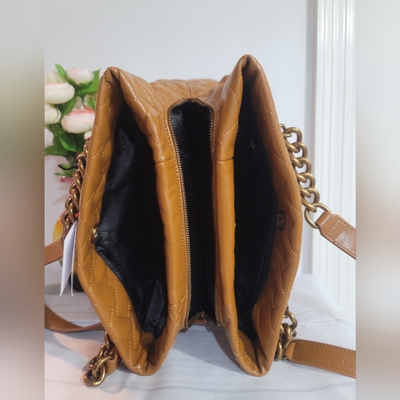 Kensington Quilted Leather Brown Tote Kurt Geiger London bag - Picture 5 of 16